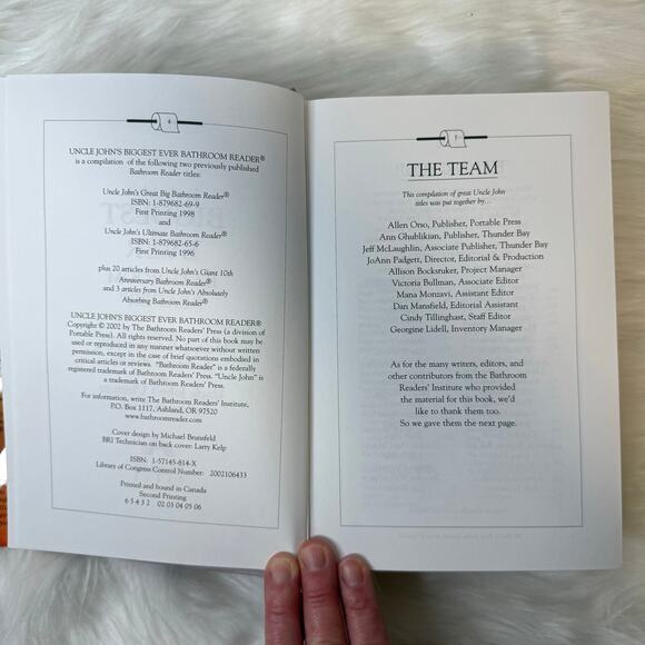 Used Uncle John's Biggest Ever Bathroom Reader - Picture 8 of 16